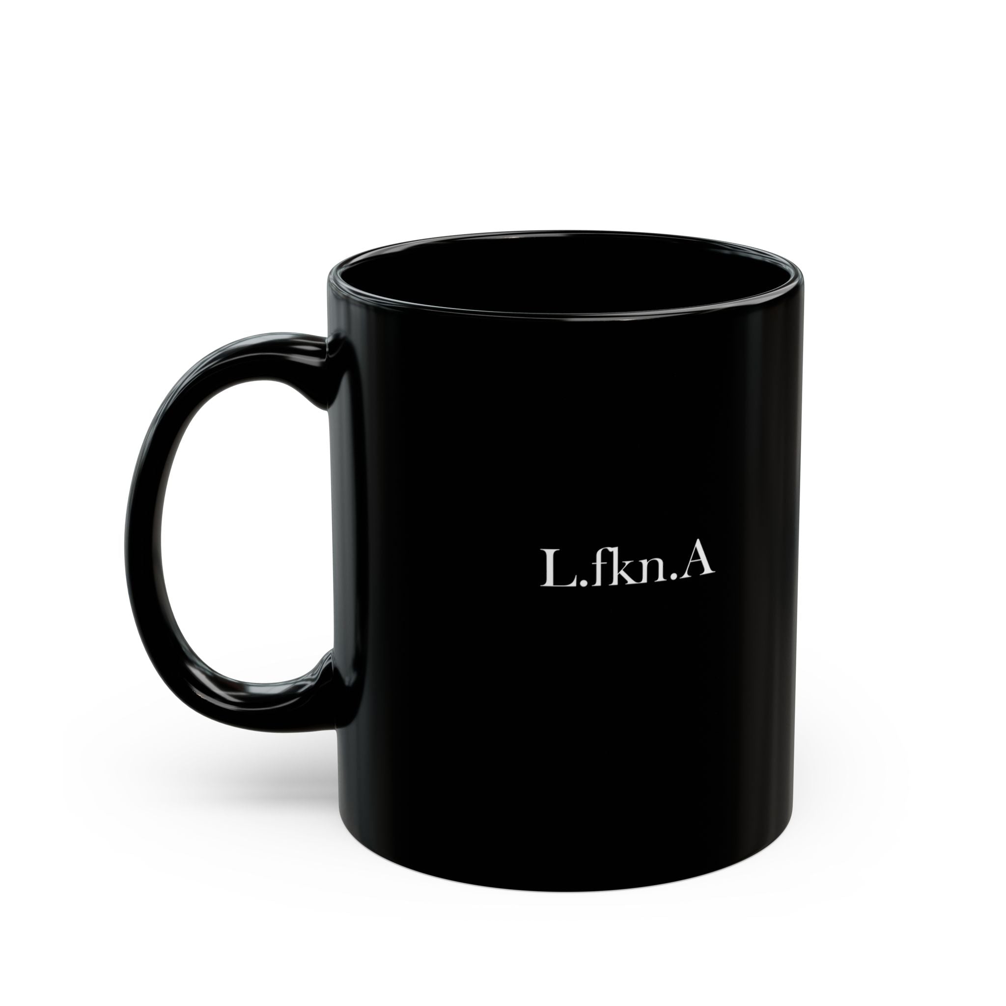 L.fkn.A Coffee Mug (Black)