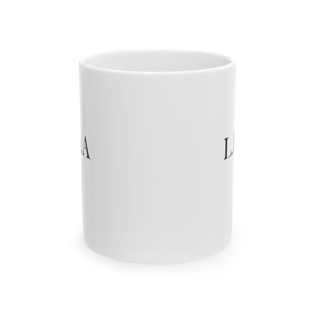 L.fkn.A Ceramic Mug (White)