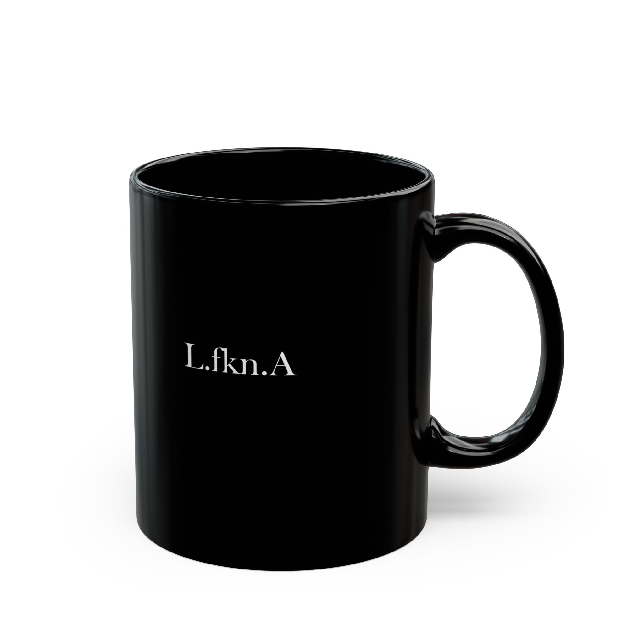L.fkn.A Coffee Mug (Black)